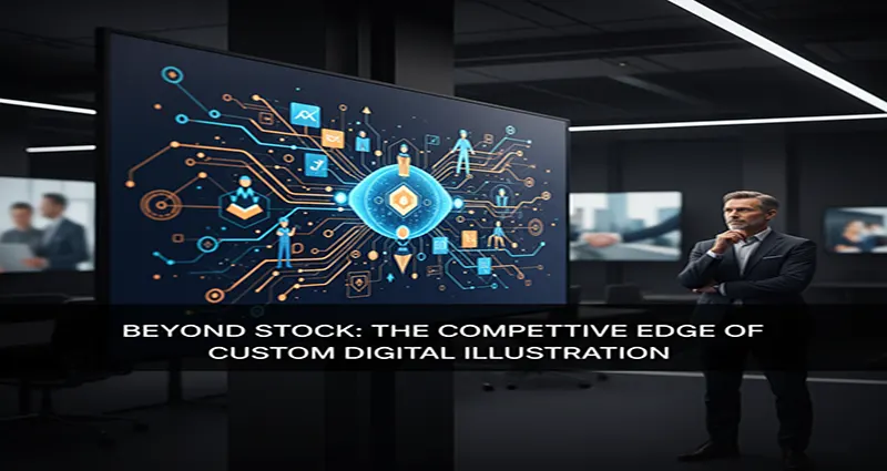 Beyond Stock: The Competitive Edge of Custom Digital Illustration Services for Businesses