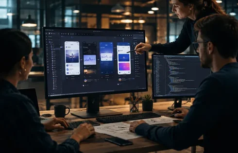 Real-Time Collaborative Graphic Design Platforms with Automated Developer Code Handoff