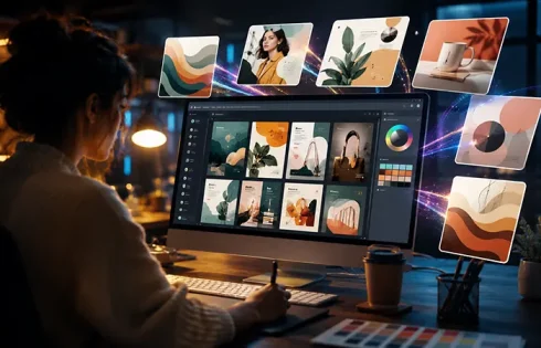 Using Online AI Graphic Design Generators to Build Custom Social Media Brand Templates